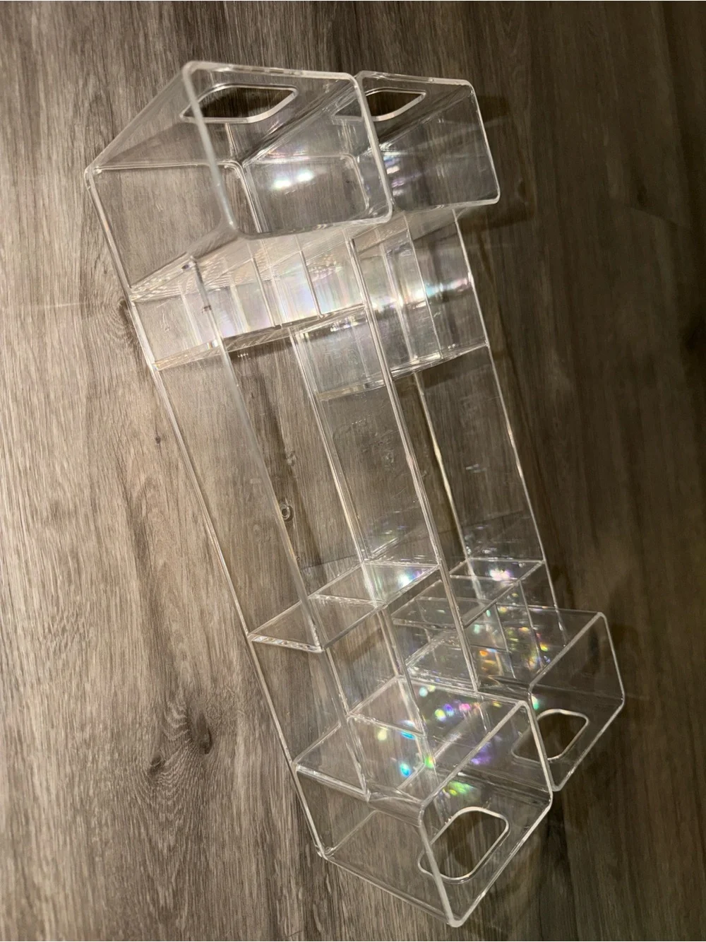 2 Clear Acrylic Home Storage Organizer - Transparent